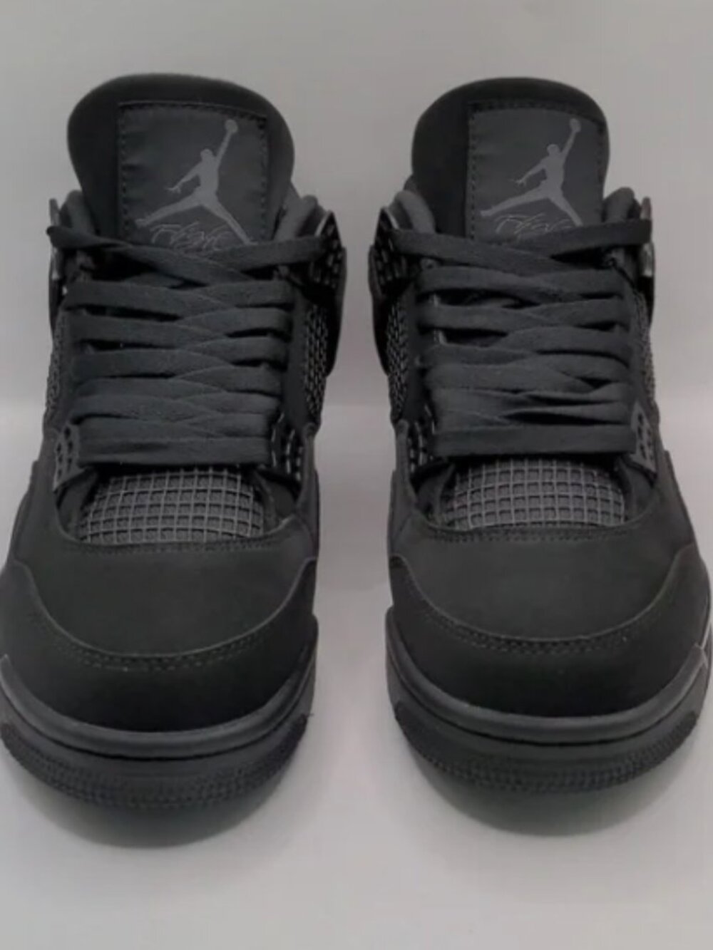 New Air Jordan 4 Retro Mid Sneakers Black Cat